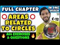 Circles | Areas Related To Circles | Class 10 Maths Chapter Number 12 | All Exercises/Questions/CBSE