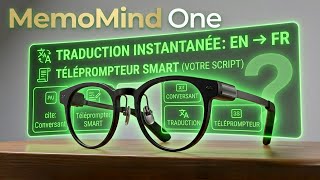 DES LUNETTES DE RÉALITÉ AUGMENTÉE, LE FUTUR ! MemoMind ONE ✔️🕶️