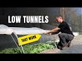 How to Build Low Tunnels That Open and Close Easily