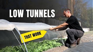 How to Build Low Tunnels That Open and Close Easily