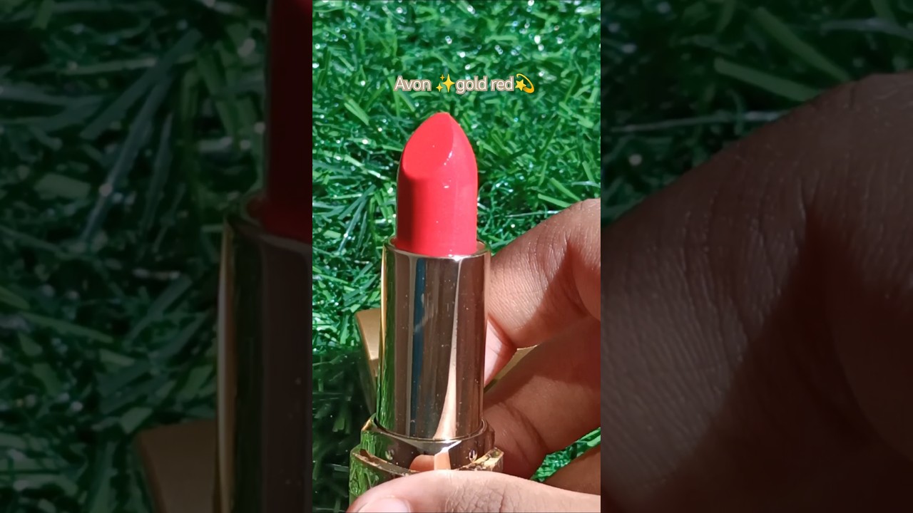 💥💄 Gold red Avon true colour shades swatches