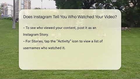 Does Instagram Tell You Who Watched Your Video? - Everyday-Networking