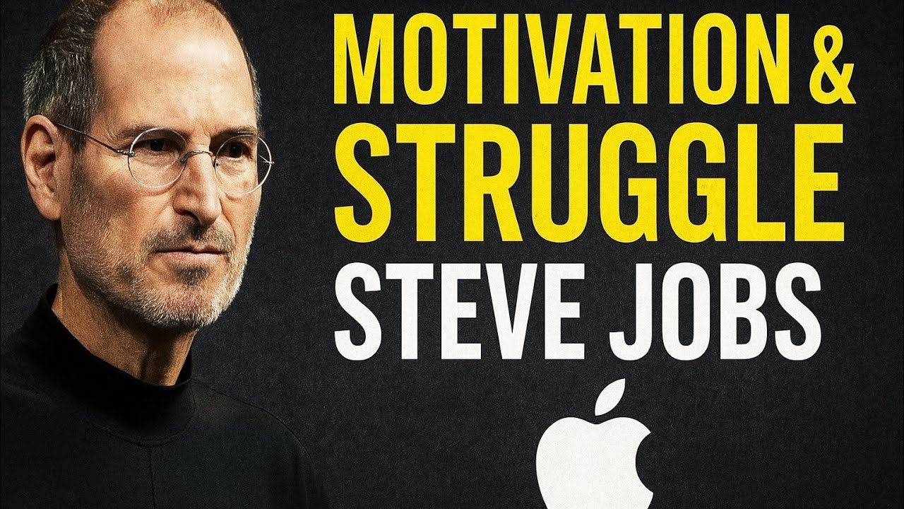 Motivational video and struggle of Apple's CEO. Steve Jobs life story 