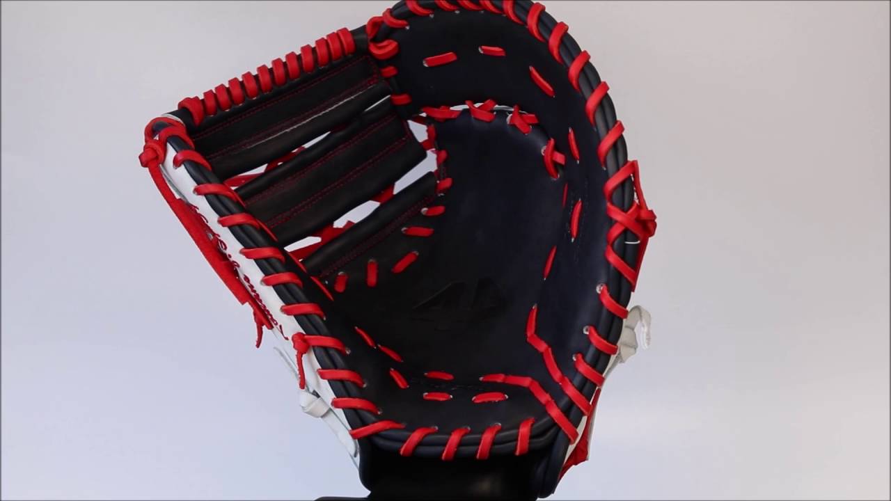 44 Pro Custom Baseball Gloves Signature Series White / Red / Navy first ...