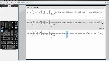 MCPH Function Thermodynamics TI nSpire CX Cas