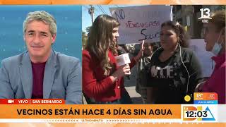 San Bernardo: Vecinos protestan por 4 días sin agua potable, tienen problemas desde el 2016 |Tu Día