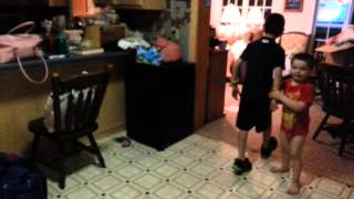 Johnny and T. J. So happy to see Peter home 2014