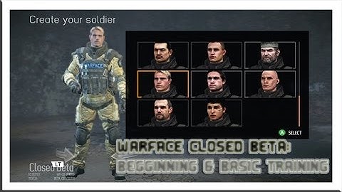 Warface Xbox 360 Closed Beta : Beginning & Basic Training (No Commentary)