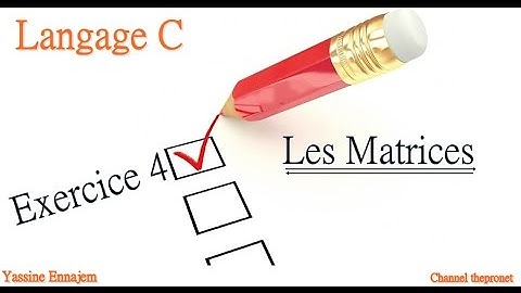 Matrice en C : exercice 4 (la diagonale principale d