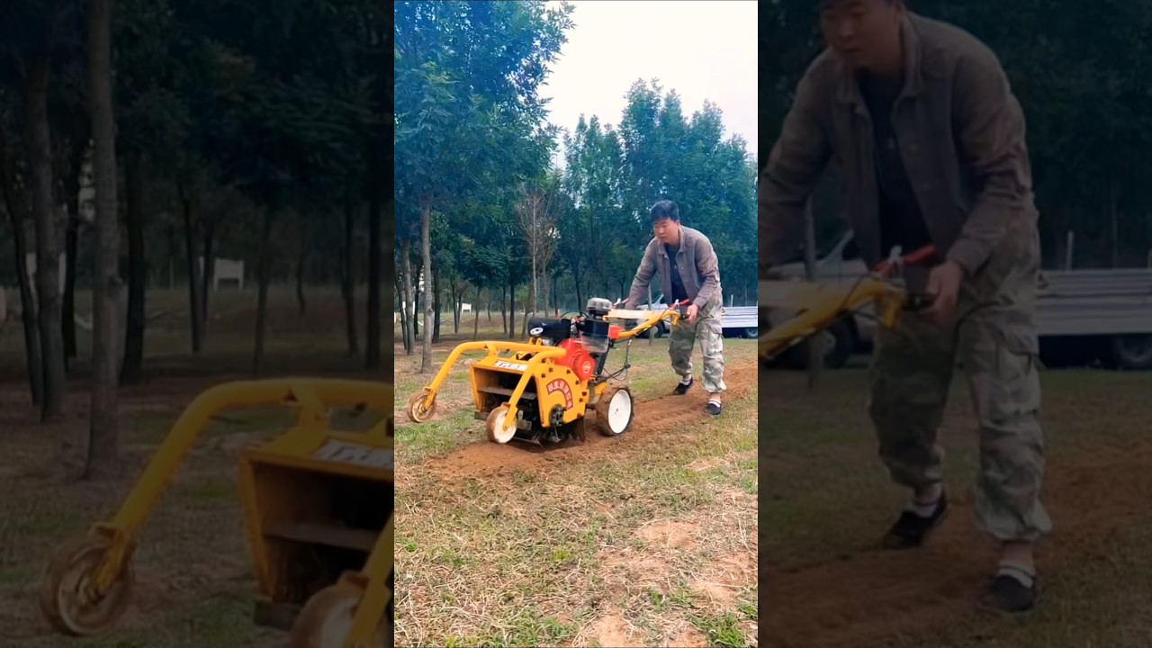 Export-oriented multifunctional walk-behind rotary tiller and weeder