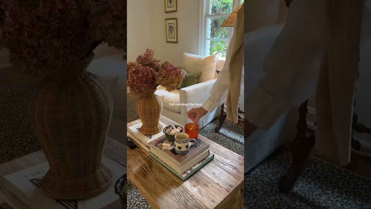 Cozy Charm with Bamboo Shades! 