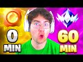 How High Can I Rank Up in 1 HOUR in OG Fortnite? (World Record)