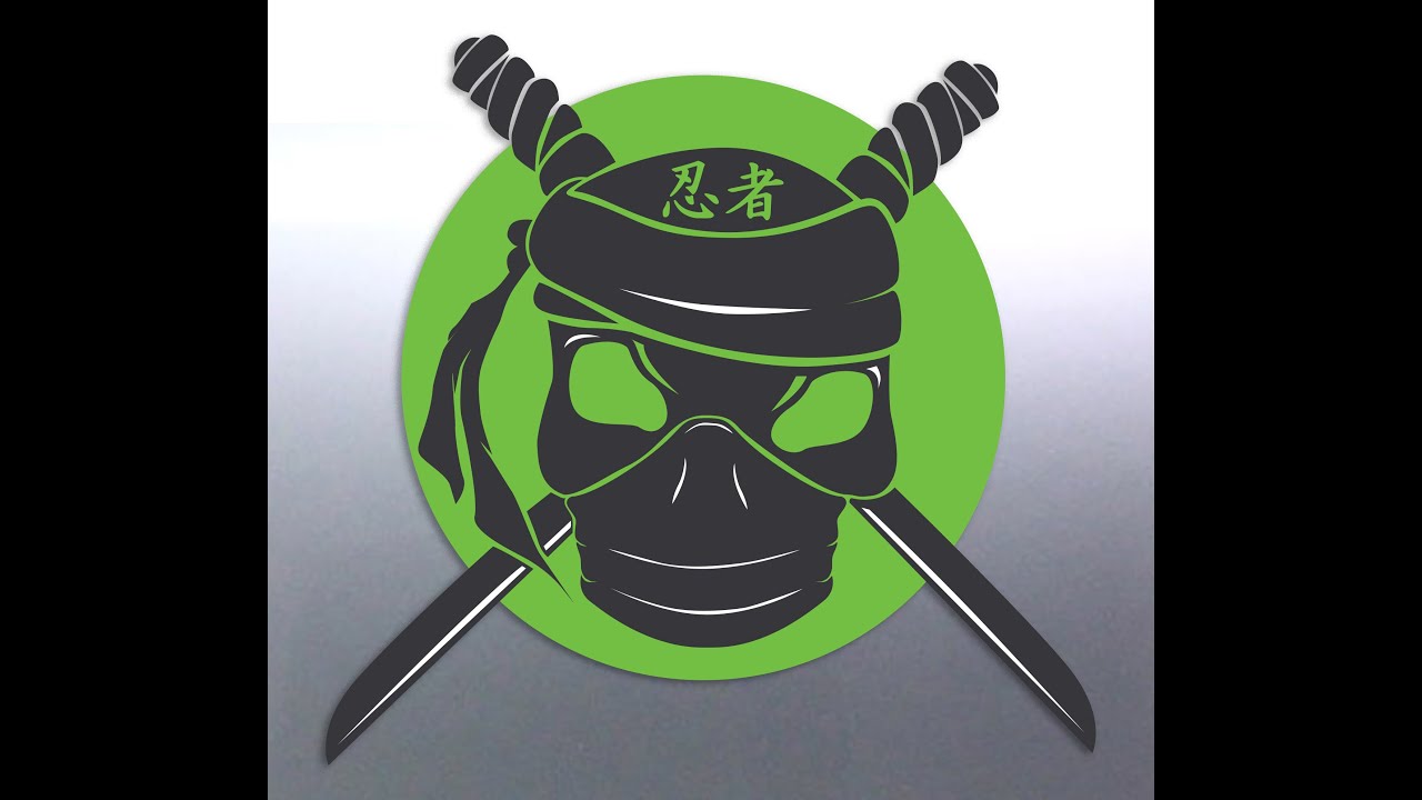 Green Ninja Skull Decal – Samurai Spirit! 🥷💀 