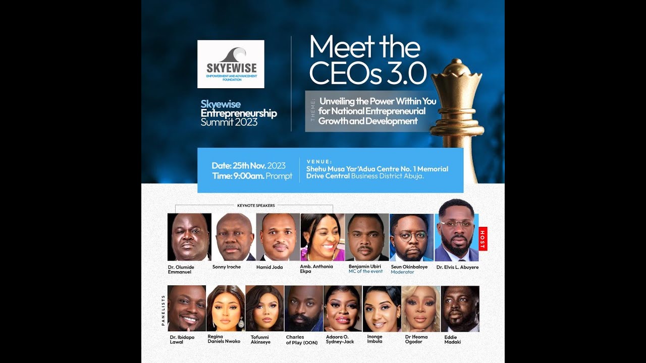 SKYEWISE FOUNDATION PRESENTS - MEET THE CEOs 3.0  2023