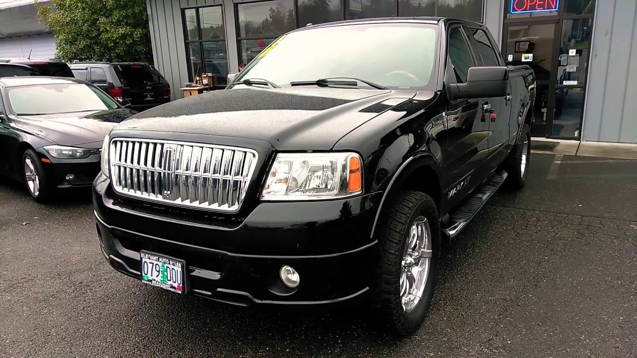2007 LINCOLN MARK LT F-150 LOADED NAVIGATION LEATHER LOAD 4X4 - YouTube
