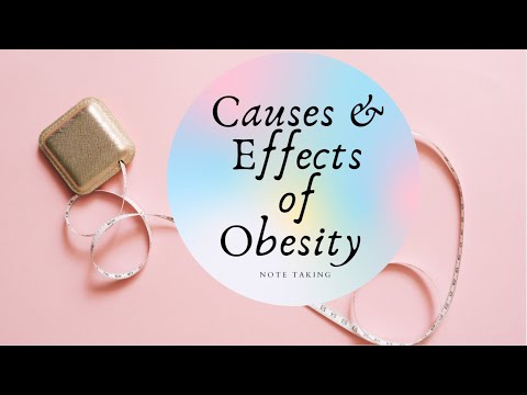 Causes & Effects of Obesity- Listening and note taking lesson