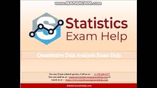 Quantitative Data Analysis Exam Help