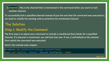 How to Lock a Specified Channel in Discord.py