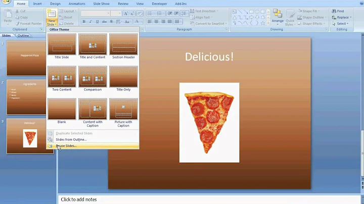 How to Merge PowerPoint 2007 Files