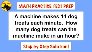 Math Practice Test Prep 1 (Step by Step Solution!)
