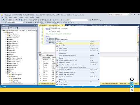 How to execute sql query from power bi - YouTube