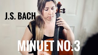 J.S. Bach. Minuet No. 3. Suzuki book 3