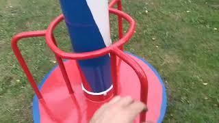 DIY playground carousel