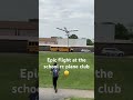 Epic school rc plane club flight