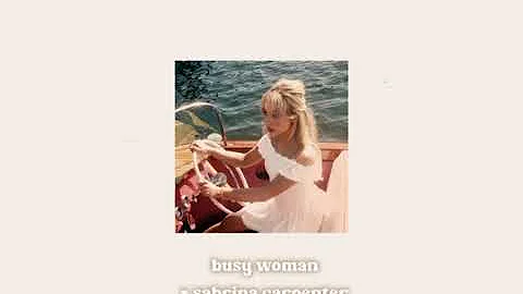 𝒃𝒖𝒔𝒚 𝒘𝒐𝒎𝒂𝒏 • sabrina carpenter (clean audio)