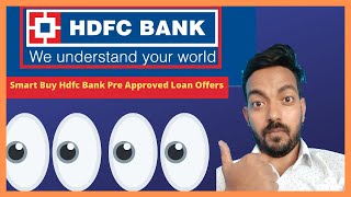 Smart Buy Hdfc Bank Pre Approved Loan Offers Online Check | Personal Loan | Credit Cards | Offers ✔✔