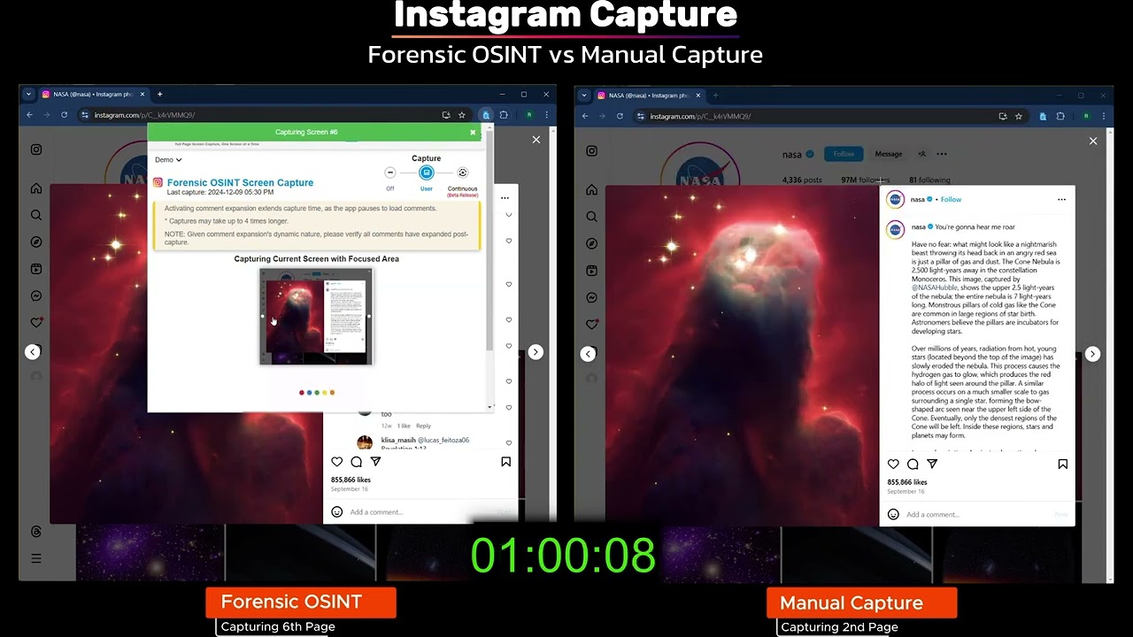 🚀 Forensic OSINT vs. Manual Capture: The Ultimate Time-Saver ⏳