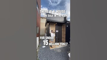 ou can buy a detached property in Tokyo for less than 15 million yen! ?