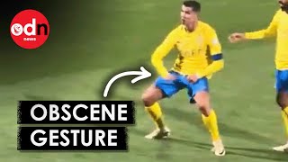 Ronaldo's 'Obscene Gesture' Causes Outrage In Saudi Arabia