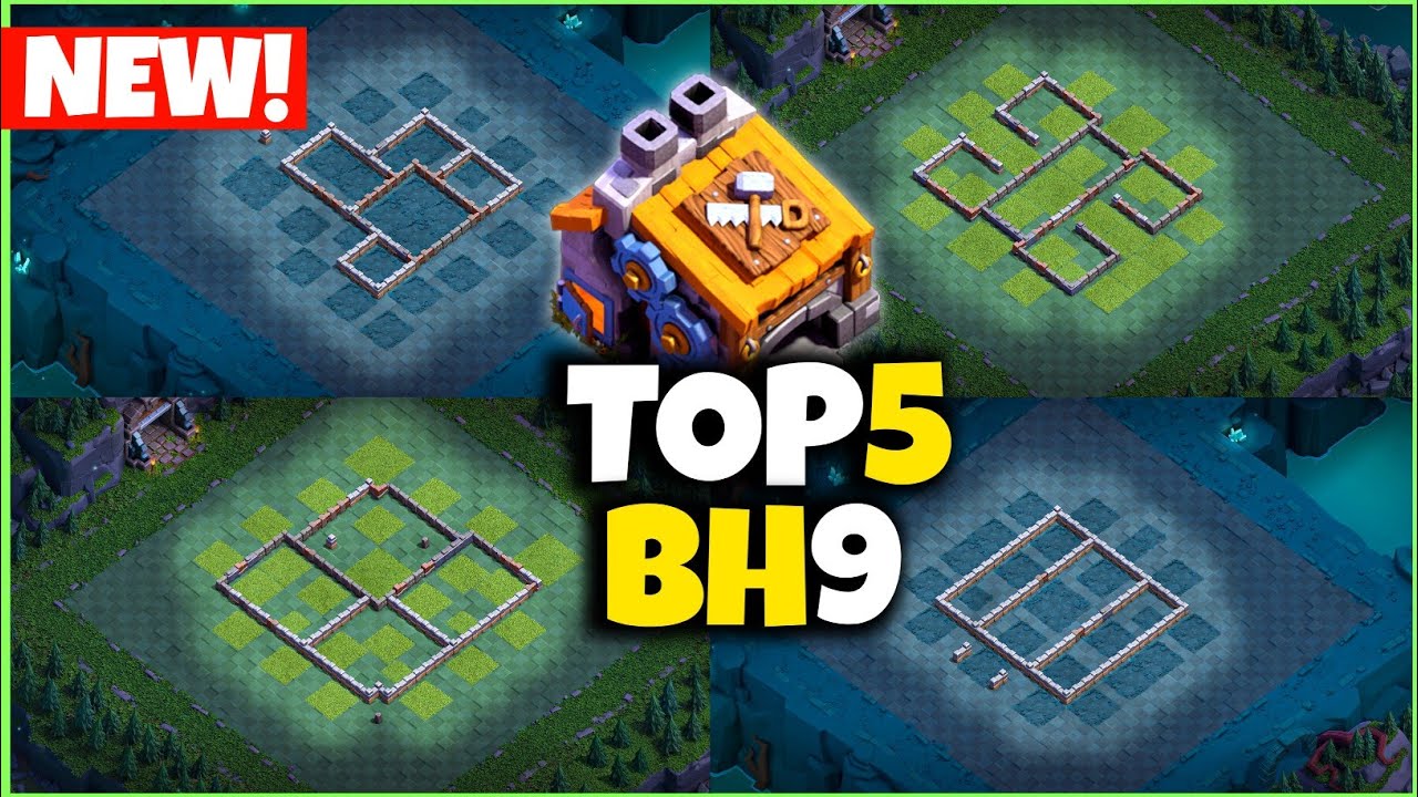 ✅ TOP 5 Best BH9 Base with Copy Link | Clash of Clans Builder Hall 9 Base
