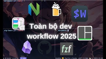 [HOT] Toàn bộ dev workflow 2025 của mình trong một video!!!