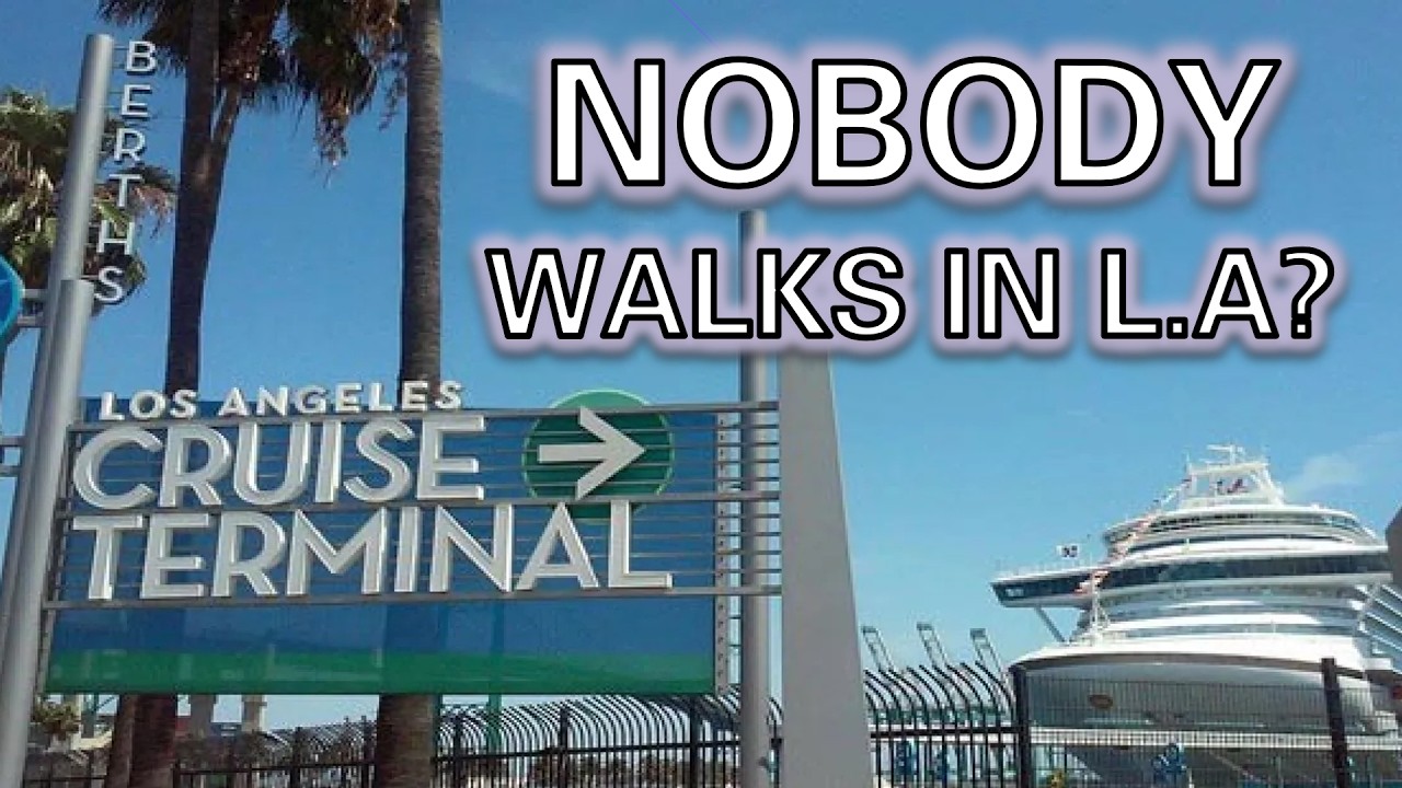 Walking to my Cruise Ship at the Port of Los Angeles