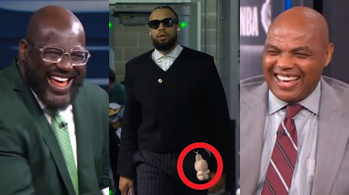 Charles Barkley hilariously roasts Dillon Brooks for wearing a bunny and Shaq lost it 😂