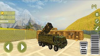 Army Vehicles Transport Airplane Truck Simulator: Heavy Weapon Army Transport - Android iOS Gameplay