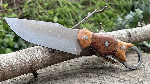 Crafting a Knife from Scrap Metal | ASMR Experience | Knife Making #makingknife #diy
