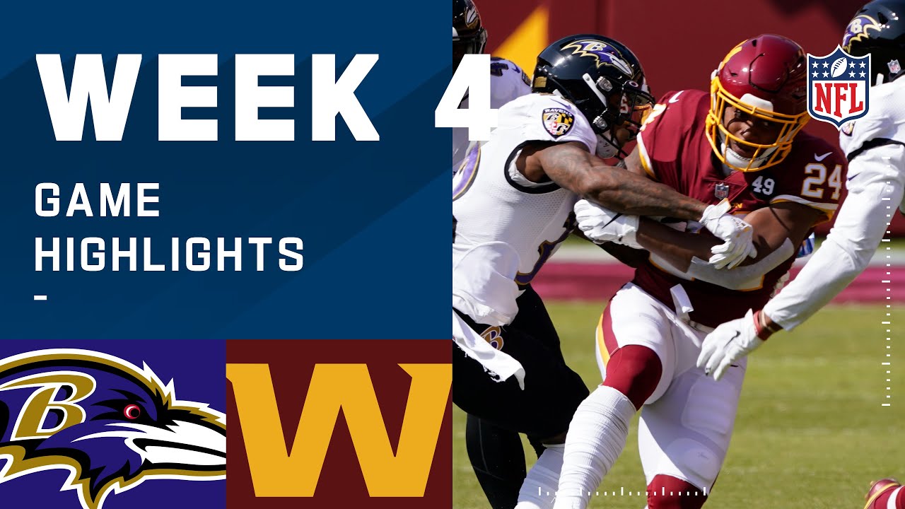 Ravens vs. Washington Football Team Week 4 Highlights