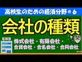 【高校生のための政治・経済】会社の種類#6