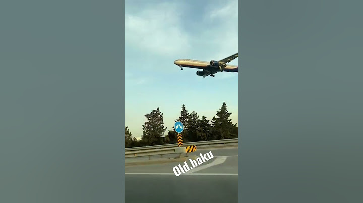 Təyyarə bu qədər yaxın😉