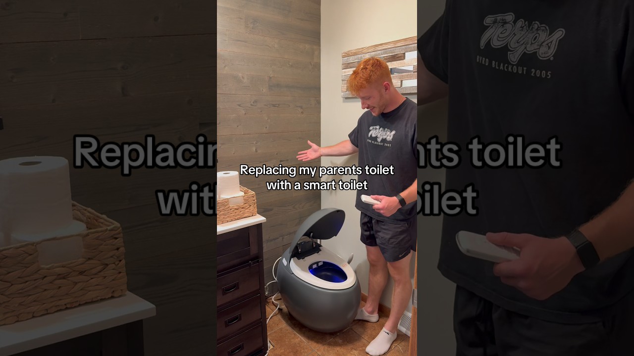 Replacing My Parents Toilet With a Smart Toilet