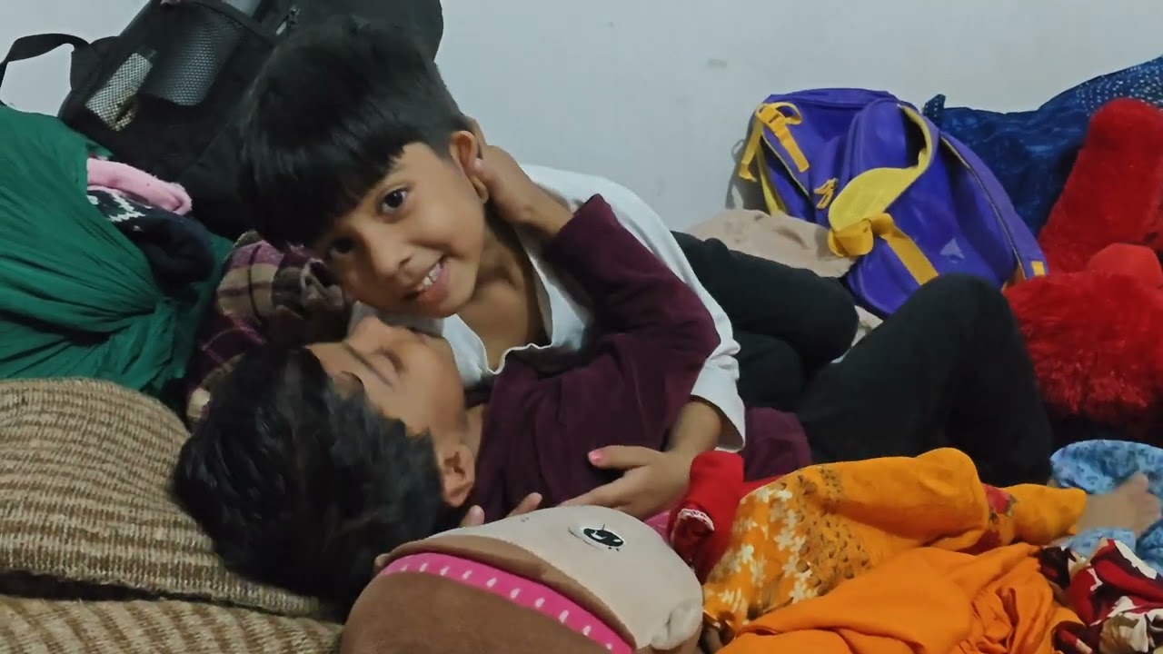 Baby fight and loving each other #babyfight #twinmoments 