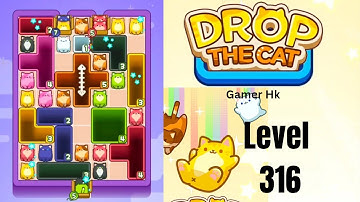 Drop The Cat Level 316 hard level Walkthrough 