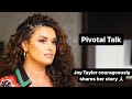 Joy taylor opens up on domestic violence reminding us all it can happen to anyone  the pivot