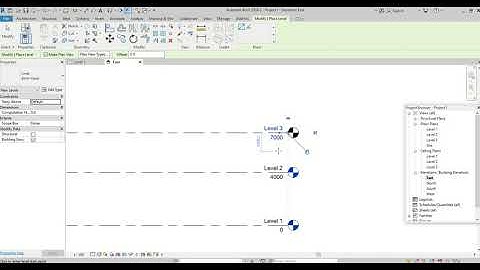 How to create levels in Revit 2020 - For Beginners - English