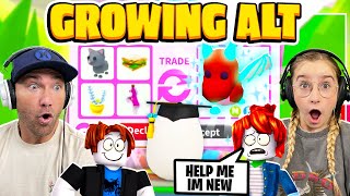 Growing Our Alt Accounts in Roblox Adopt Me!