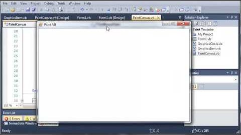 Visual Basic Tutorial   173   Paint Part 6 Fixing The Screen Flicker   YouTube