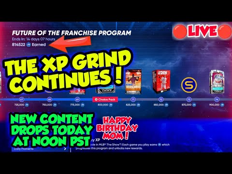 🔴 LIVE BEST XP AND PXP METHODS IN MLB THE SHOW 22 DIAMOND DYNASTY! NEW